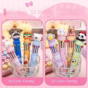 Stylo gel multifonctionnel pour les élèves du primaire Marqueurs à bille multicolores pour la prise de notes Cadeaux de bienvenue - Product Image 2