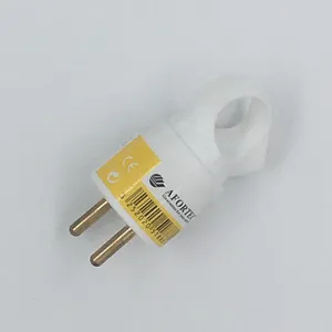 Afortec series Europe standard two round pin cooper/CCA electrical plugs 16A 250V plug Hot selling Plugs