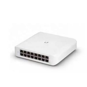 USW-Lite-16POE | 8-Port <b>PoE</b>+ Gigabit <b>Switch</b>, 16 Total Ports, Fanless for Office/Security - Product Image 1