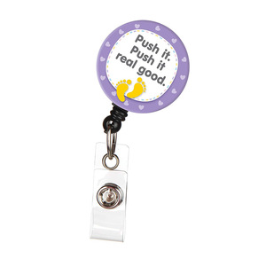 In stock, rotating alligator <b>clip</b>, retractable easy-pull <b>buckle</b>, be kind, ABS anti-loss keychain with back <b>clip</b>, printable - Product Image 4