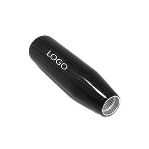 カスタムハンドルスティックハンドリアルカーボンファイバー13cmJDMシフトノブユニバーサルレーシング用ロングカーギアシフトノブ - Product Image 2