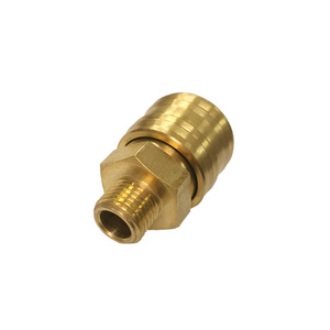 Dingyi Brass Quick Coupling 1/4 In External <b>Thread</b> Air Compressor Pneumatic <b>Tool</b> Accessory - Product Image 2