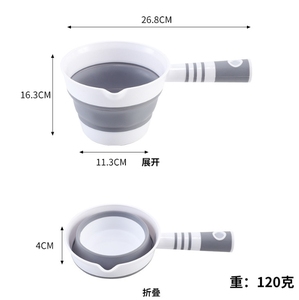 New Product Household Items 10L Foldable Barrel Fold <b>Storage</b> <b>Bin</b> Organizer for Clothes Collapsible Water Bucket - Product Image 3