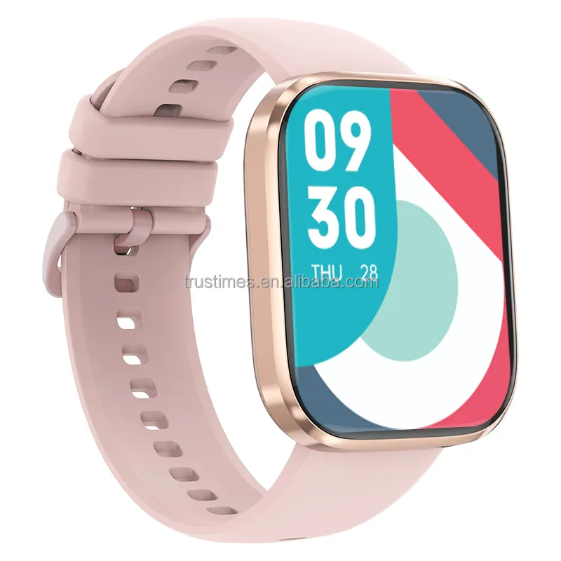Fashion wearable devices cheap Smart watches 1.96" IPS BT Calling Continue heart Rate trending products 2024 new arrivals women