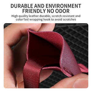 OEM ODM Premium-PU-Leder Autositz-Rückenhaken Aufbewahrung tragende Kopfstütze Lederhaken für Auto - Product Image 5