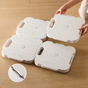 Plastic Moving Furniture Moving <b>Tool</b> Standing Type Flatbed Truck <b>Trolley</b> Silent Wheel 360° Arbitrary Movement for Household Cart - Product Image 3