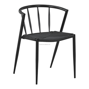 Chaises de salle à manger antidérapantes, 2 pièces/carton, capacité de charge (≥150kg), siège en corde, vente en gros, livraison rapide, directement de l'usine - Product Image 3