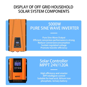 Système d'énergie solaire Szssth, Système d'énergie solaire Szssth-5000w Bibo 5kw 6kw 8kw 10kw, Kit solaire domestique photovoltaïque hors réseau - Product Image 5
