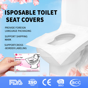 Fundas Desechables para Asiento de Inodoro Bien Venida, 10 Unidades, Solubles en Agua, Antibacterianas, Tamaño Viaje - Product Image 2