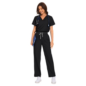 Pantalons droits, vêtements et uniformes médicaux, ensembles de blouses d'infirmières, uniformes de salon, vente en gros, fabricant - Product Image 3