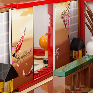 Demon Slayer Building <span class=keywords><strong>Kimetsu</strong></span> <span class=keywords><strong>No</strong></span> <span class=keywords><strong>Yaiba</strong></span>: Yuukaku-hen MOC MOOXI MOC1039 Película DIY Niños Niño Niñas Juguetes Bloques de construcción Ladrillos - Product Image 6