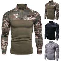 Chemise tactique à manches longues, style tactique, chemise tactique avec poches, haut pour sports de plein air, vêtements de camping et de randonnée