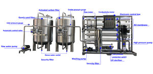 KYRO-10M3/H 10 Tonnen 15t/h 10000 Liter pro Stunde Preise für Wasseraufbereitungsanlage Umkehrosmose Reinwassersystem - Product Image 3