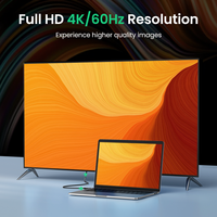 Cable HDMI 2.0 de Alta Velocidad al por Mayor, 4K60Hz 3D HDR, Conector Chapado en Oro, Cable de Audio y Video HD de 1M 3.3 pies para TV Box, Proyector, Monitor