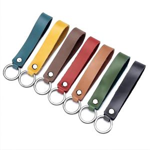 Bán hot cao cấp <span class=keywords><strong>Keychain</strong></span> tùy chỉnh kim loại trống Logo Da <span class=keywords><strong>Keychain</strong></span> rắn màu da <span class=keywords><strong>Keychain</strong></span> - Product Image 3