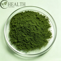 Poudre de Chlorelle Qualité Alimentaire, Microalgues Vertes en Poudre à Mur Cellulaire Brouillé, Chlorelle en Vrac pour Mélange Super Alimentaire, Boissons et Préparations Solides