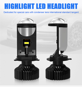 Y6 H4 spotlight 4D lens 12V 60W led proiettore per fari mobili per auto luca para auto
