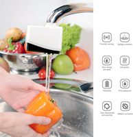 Mini adaptateur de robinet sans contact longue durée Gadgets de cuisine avec interrupteurs inductifs détachables Accessoire d'économie d'eau à énergie verte