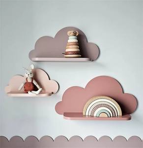 Nube mensola per bambini e bambini camera decorazioni murali Set di 3 decorazione da parete mensola per bambini - Product Image 3
