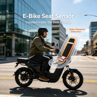 Capteur de pression d'occupation de siège personnalisé FSR pour vélo électrique VS-374 VMANX, capteur de présence du conducteur pour moto électrique et scooter à matrice de capteurs croisée