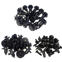 100 pièces de fixations universelles en plastique pour automobile et clips de fixation pour panneaux de porte de voiture