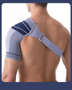 Attelle d'épaule ajustable en tricot avec logo personnalisé, respirante, pour le soutien et le soulagement de la douleur, pour hommes et femmes - Product Image 1