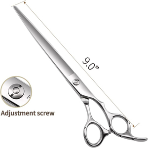 Ciseaux de barbier professionnels en acier inoxydable de 6,5 pouces pour droitiers, finition satinée, 28 dents, 152g, logo personnalisé - Product Image 4