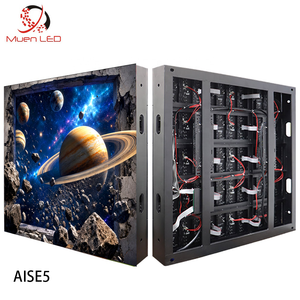 จอแสดงผล LED วิดีโอวอลล์ในอาคาร AISE5 P5 แบบกล่องเรียบง่าย สีสันสดใส สำหรับการประชุม - Product Image 1