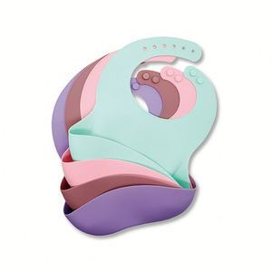 Productos de silicona suave e impermeables para bebés, fáciles de limpiar, regalos para niños, regalos para fiestas de bebés - Product Image 4