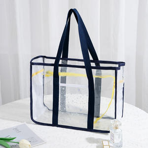 New Large Capacity Clear <b>Tote</b> <b>Bag</b> Custom Summer <b>Waterproof</b> Outdoor Travel PVC Beach <b>Tote</b> <b>Bag</b> Makeup <b>Bag</b> for Women - Product Image 4