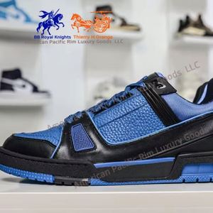 Chaussures de sport de luxe décontractées pour hommes, style course et marche, en cuir véritable, collection 2024 - Product Image 2