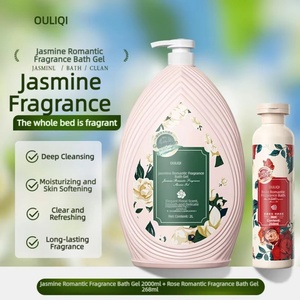 Quick Hand Trembles Ou Liqi Cherry Blossom Fragrance Moisturizing Deep Cleansing Long-Lasting Jasmine <b>Rose</b> Scent Large Shower - Product Image 6