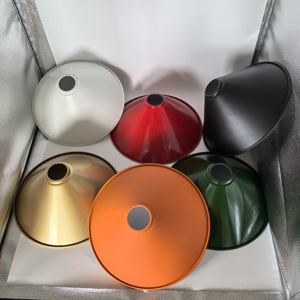 โคมไฟแขวนเพดานทรงโมเดิร์น Hangxing ขนาดเส้นผ่านศูนย์กลาง 26 ซม. สีแดงพ่นสีเหล็ก ขั้วหลอด E27/E26 รับประกัน 3 ปี เป็นมิตรกับสิ่งแวดล้อม - Product Image 5