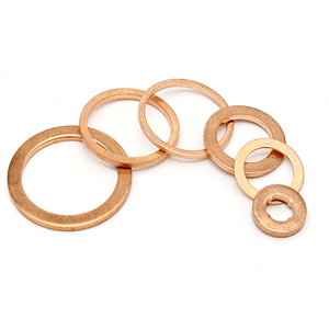 Sujetadores Junta de aluminio de cobre 4*8*1 Sello de anillo redondo Juntas de cabezal de cobre Arandela <span class=keywords><strong>DIN7603</strong></span> - Product Image 3