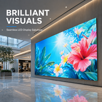 Pantalla LED de Video para Interiores sin Costuras, Pantalla de Alta Definición a Todo Color para Vestíbulos de Centros Comerciales y Publicidad Comercial