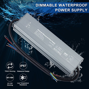 Triac Dimmable không thấm nước cung cấp điện 100V đến 260V AC 60W 300 12V 24V DC TRIAC mờ điện áp không đổi dẫn lái xe - Product Image 5