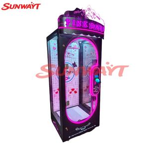 Máquina de Juegos Arcade Operada con Monedas, Máquina de Cortar Premios Rosa, Corta Tu Premio, Máquina Expendedora de Juguetes de Regalo - Product Image 3