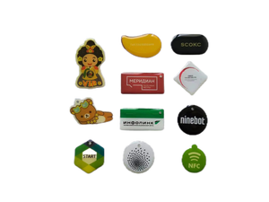 ป้ายอีพ็อกซี่ขนาดเล็ก134.2Hz NFC ป้าย RFID 860-960Hz ปรับแต่งได้วัสดุ Google Instagram Review - Product Image 5