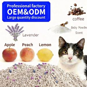 Argile bentonite naturelle BENJIE 5L très absorbante, faible teneur en poussière, agglomération rapide, fourniture d'usine, litière pour chat en bentonite, vente chaude - Product Image 5