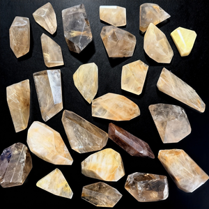 Cristal Natural al por Mayor, Adorno de Cristal de Alta Calidad, Cuarzo Rutilado de Forma Libre para Decoración y Regalos - Product Image 1