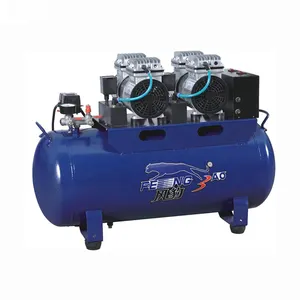 Compressor de ar compressor de alta pressão, 7 barras 100 p. s.i 55l 1380rpm compressor de ar silencioso dental à venda