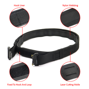 Cinturón de Alta Resistencia con Hebilla de Aleación <span class=keywords><strong>Moore</strong></span>, Cinturón de Nailon de Liberación Rápida para Tiro y Defensa Personal - Product Image 4