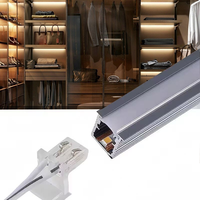 Lámpara de armario empotrada Lámpara lineal LED sin soldadura Se puede personalizar en longitud.