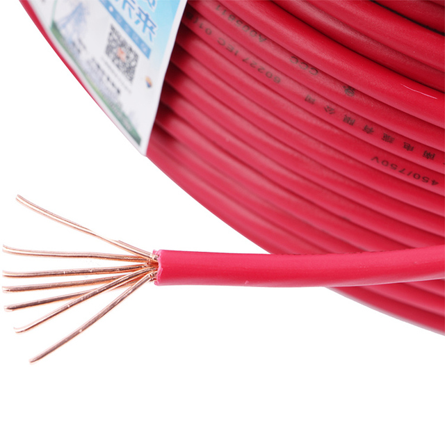 Pure Copper 7/19 Core 1.5-6mm Single Stranded Solid PVC Cable Bare Custom Home Line Extension Power Cord