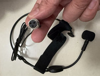 Microphone cardioïde à portée de tête WH30TQG à 3 et 4 broches, mini prise XLR femelle, casque filaire avec micro