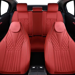 Housse <span class=keywords><strong>de</strong></span> siège <span class=keywords><strong>de</strong></span> voiture en cuir <span class=keywords><strong>de</strong></span> taille universelle Sièges et appuie-tête <span class=keywords><strong>de</strong></span> SUV berline avant et arrière Coussin du fabricant - Product Image 1