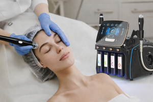 Nouvel Appareil de Nettoyage en Profondeur de la Peau par Hydro-Dermabrasion, Extracteur de Pores, 2 Poignées, Équipement de Beauté pour Revitaliser la Peau - Product Image 3
