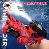 Pistolet à eau Spiderman pour la plage Jouet d'été pour les batailles d'eau Jeu de plage en plein air Excellent cadeau au choix Lanceur de poignet Spiderman