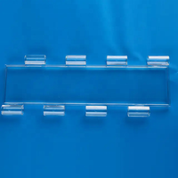 Lamelle en polycarbonate (PC) cristallin haute transparence résistante aux UV pour porte à enroulement / sécurité de vitrine / usage commercial