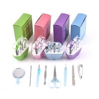 Lot de 8 coupe-ongles, ciseaux et repousse-cuticules en forme de pomme pour mariage, idéal pour la vente en gros